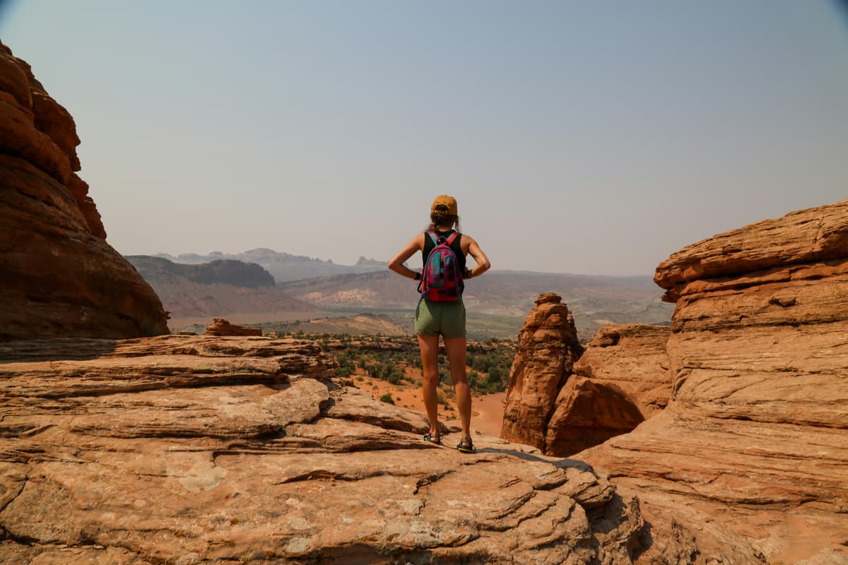 Active woman enjoying life outdoors